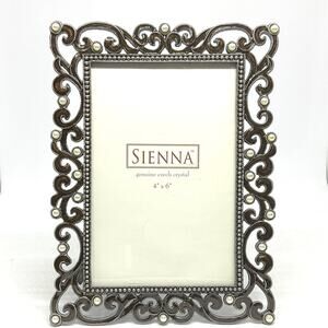 Sienna-Genuine Czech Crystal Picture Frame (4” X 6”)